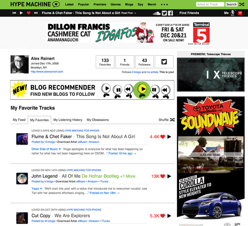 How I use The Hype Machine for music discovery